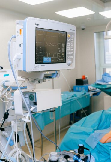 A hospital monitor.
